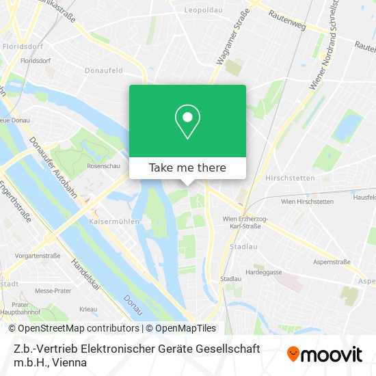 Z.b.-Vertrieb Elektronischer Geräte Gesellschaft m.b.H. map
