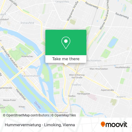 Hummervermietung - Limoking map