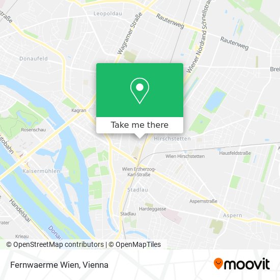 Fernwaerme Wien map