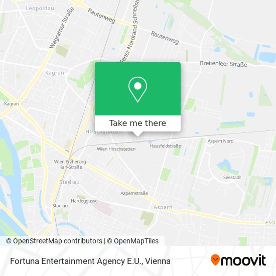 Fortuna Entertainment Agency E.U. map