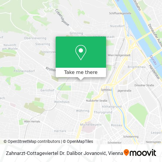 Zahnarzt-Cottageviertel Dr. Dalibor Jovanović map