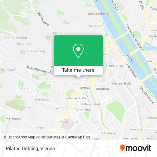 Pilates Döbling map