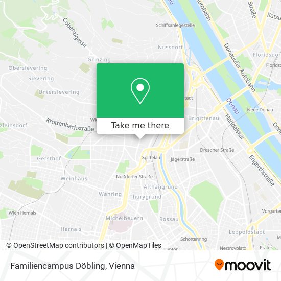 Familiencampus Döbling map