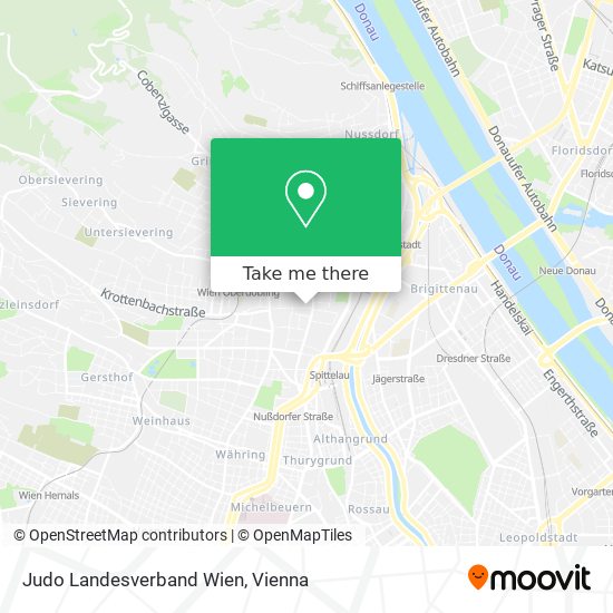 Judo Landesverband Wien map