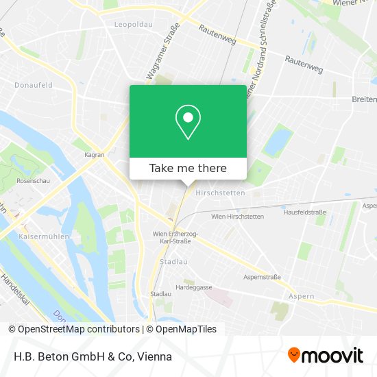 H.B. Beton GmbH & Co map