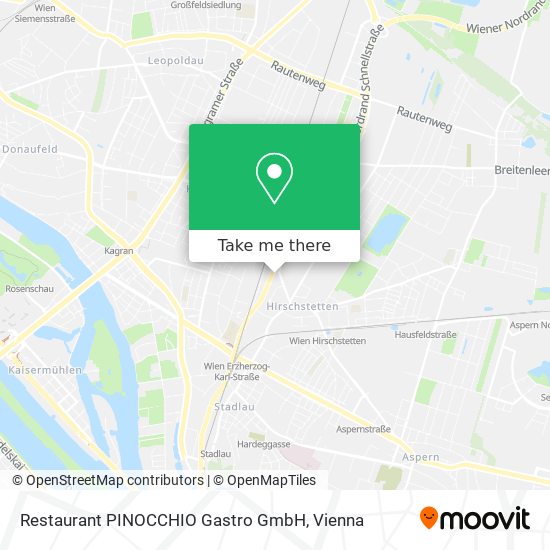 Restaurant PINOCCHIO Gastro GmbH map