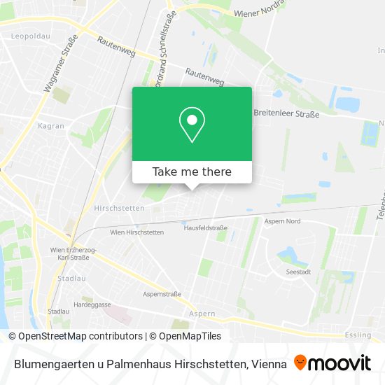 Blumengaerten u Palmenhaus Hirschstetten map