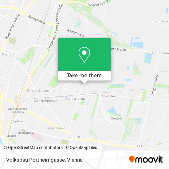 Volksbau Portheimgasse map