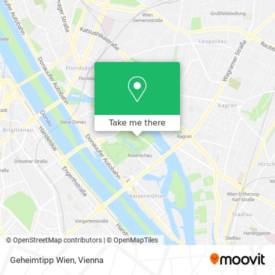 Geheimtipp Wien map