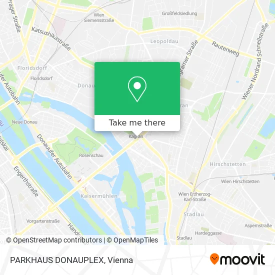PARKHAUS DONAUPLEX map