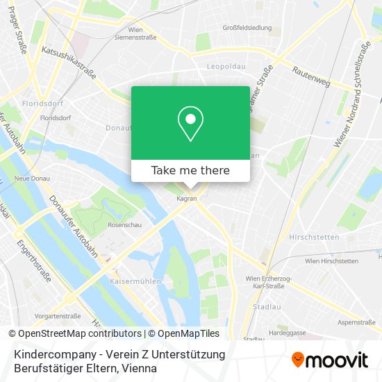 Kindercompany - Verein Z Unterstützung Berufstätiger Eltern map