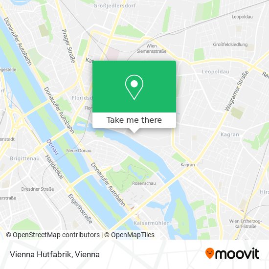 Vienna Hutfabrik map