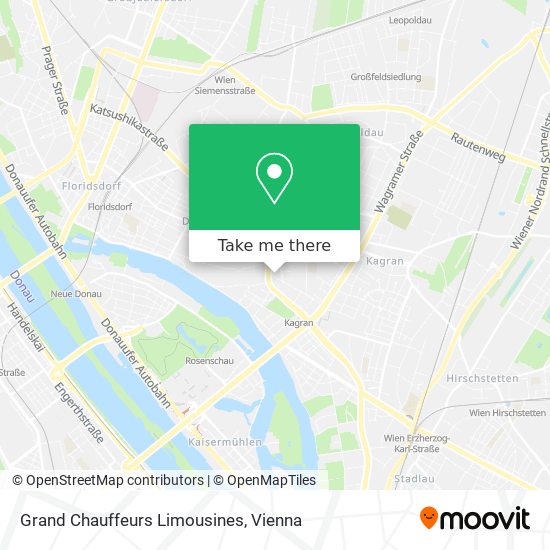 Grand Chauffeurs Limousines map