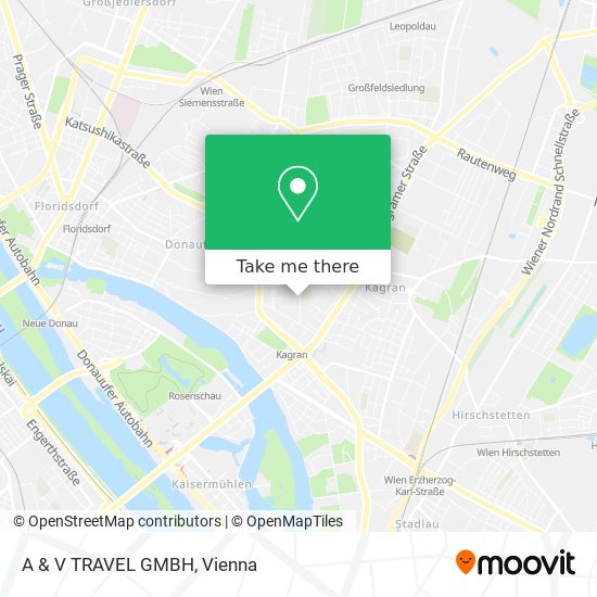 A & V TRAVEL GMBH map