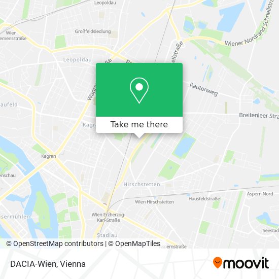 DACIA-Wien map