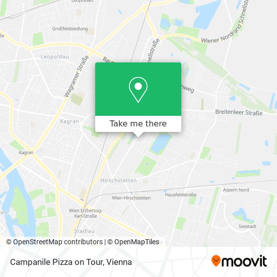 Campanile Pizza on Tour map