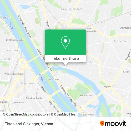 Tischlerei Sinzinger map