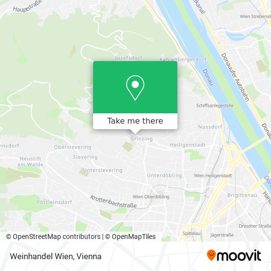 Weinhandel Wien map