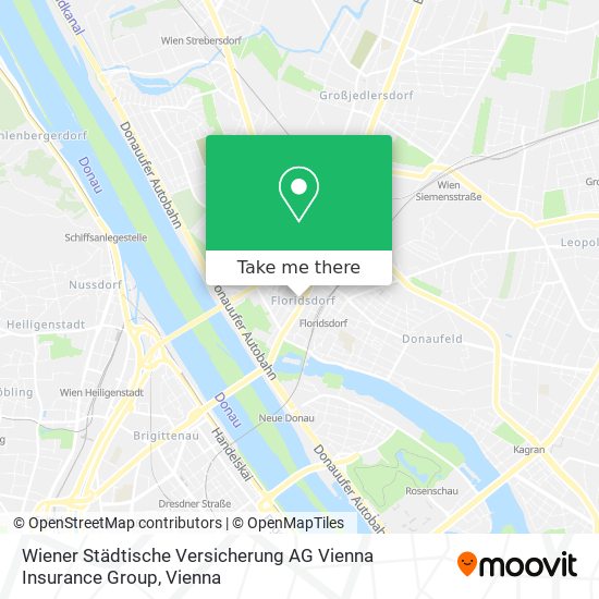 Wiener Städtische Versicherung AG Vienna Insurance Group map