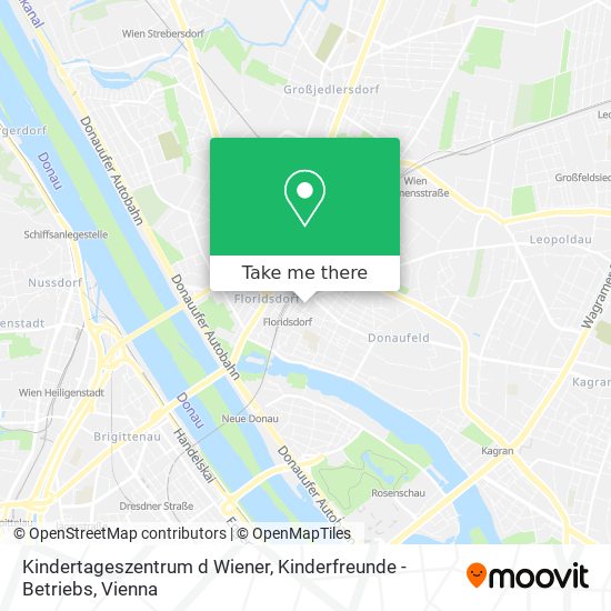 Kindertageszentrum d Wiener, Kinderfreunde - Betriebs map