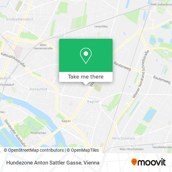 Hundezone Anton Sattler Gasse map