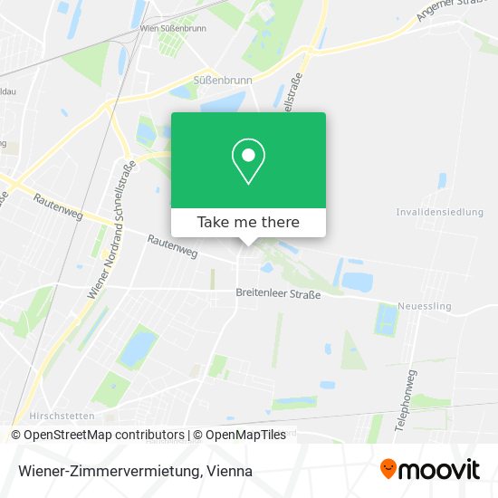 Wiener-Zimmervermietung map