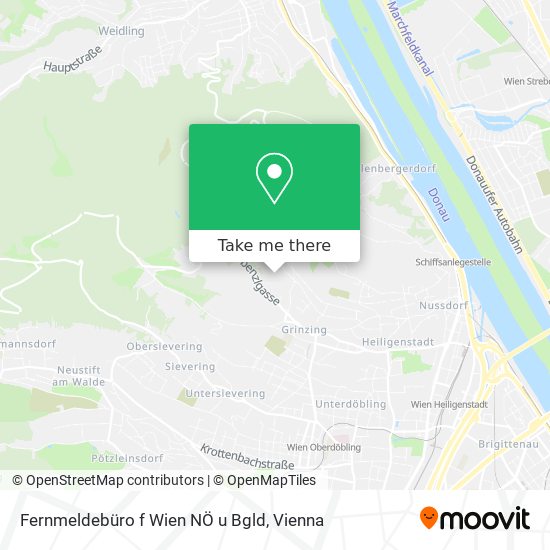 Fernmeldebüro f Wien NÖ u Bgld map