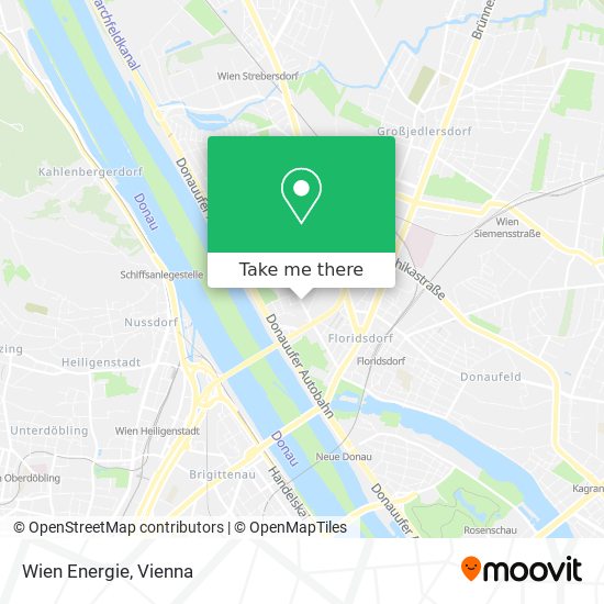 Wien Energie map