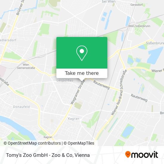 Tomy's Zoo GmbH - Zoo & Co map