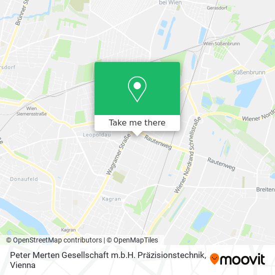 Peter Merten Gesellschaft m.b.H. Präzisionstechnik map