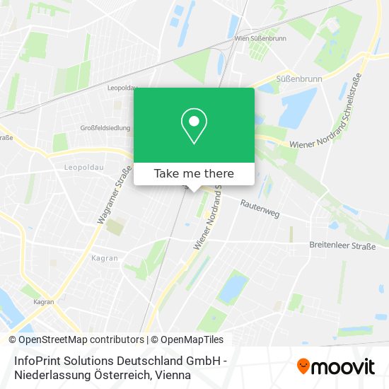 InfoPrint Solutions Deutschland GmbH - Niederlassung Österreich map