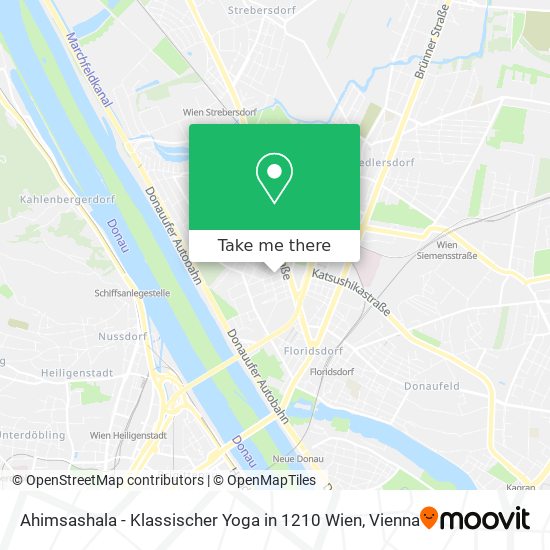 Ahimsashala - Klassischer Yoga in 1210 Wien map