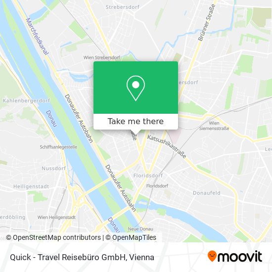 Quick - Travel Reisebüro GmbH map