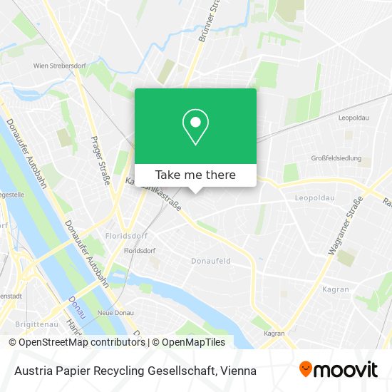 Austria Papier Recycling Gesellschaft map