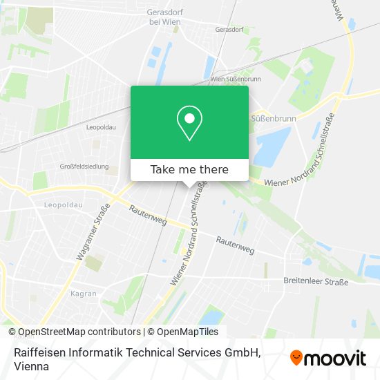 Raiffeisen Informatik Technical Services GmbH map