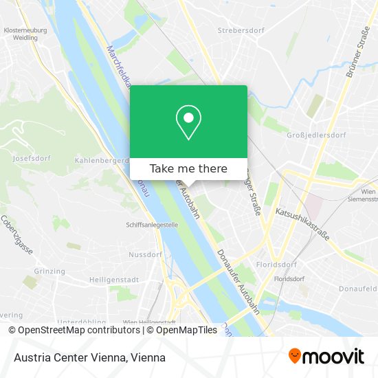 Austria Center Vienna map