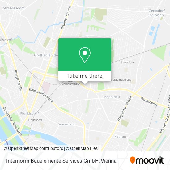 Internorm Bauelemente Services GmbH map