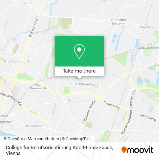 College für Berufsorientierung Adolf-Loos-Gasse map