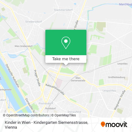 Kinder in Wien - Kindergarten Siemensstrasse map