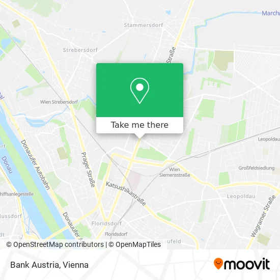 Bank Austria map