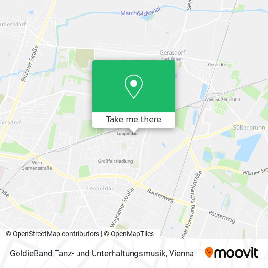 GoldieBand Tanz- und Unterhaltungsmusik map