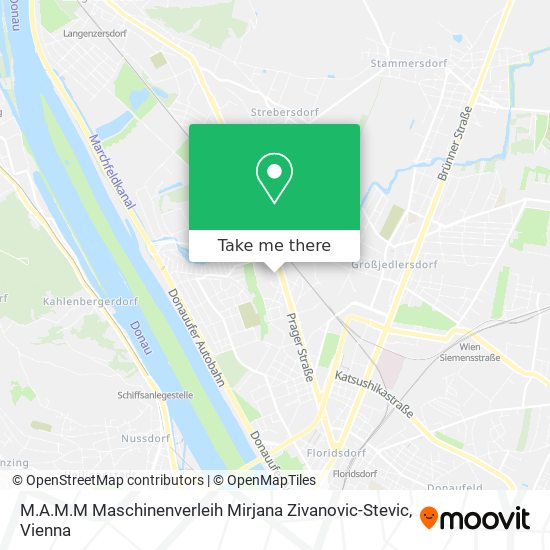 M.A.M.M Maschinenverleih Mirjana Zivanovic-Stevic map