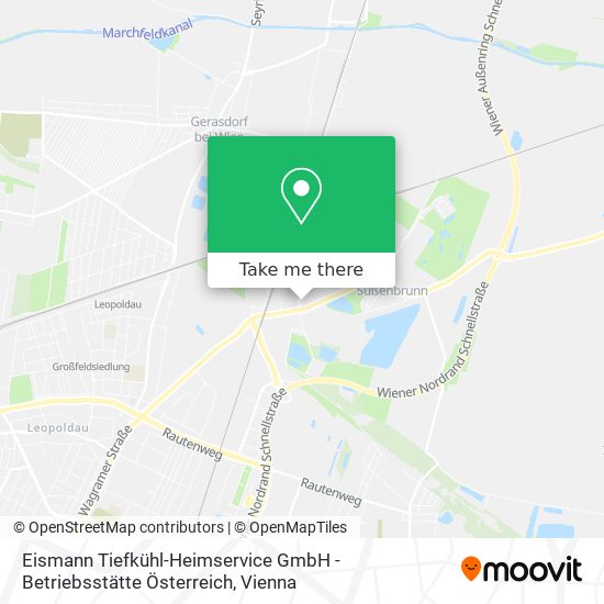 Eismann Tiefkühl-Heimservice GmbH - Betriebsstätte Österreich map