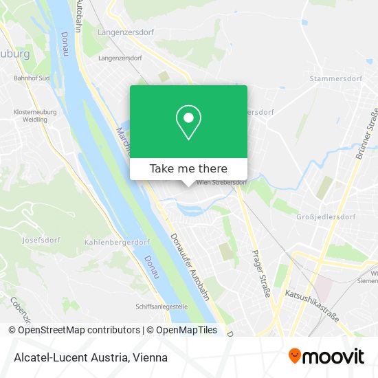 Alcatel-Lucent Austria map