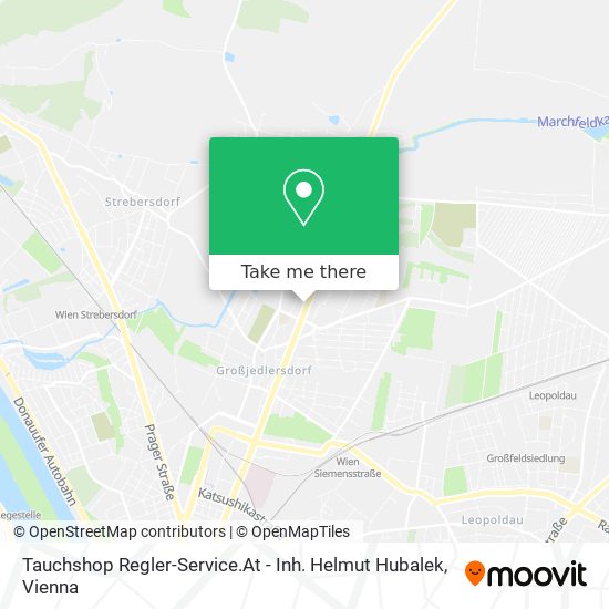 Tauchshop Regler-Service.At - Inh. Helmut Hubalek map