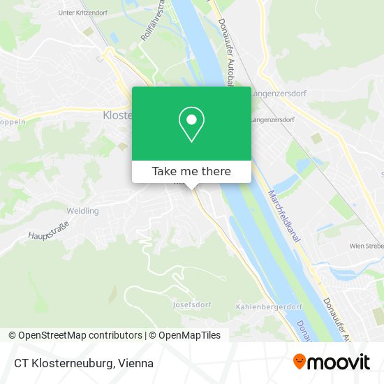 CT Klosterneuburg map