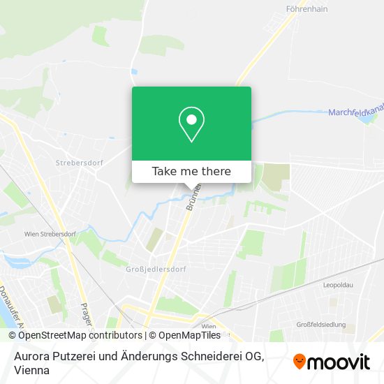 Aurora Putzerei und Änderungs Schneiderei OG map