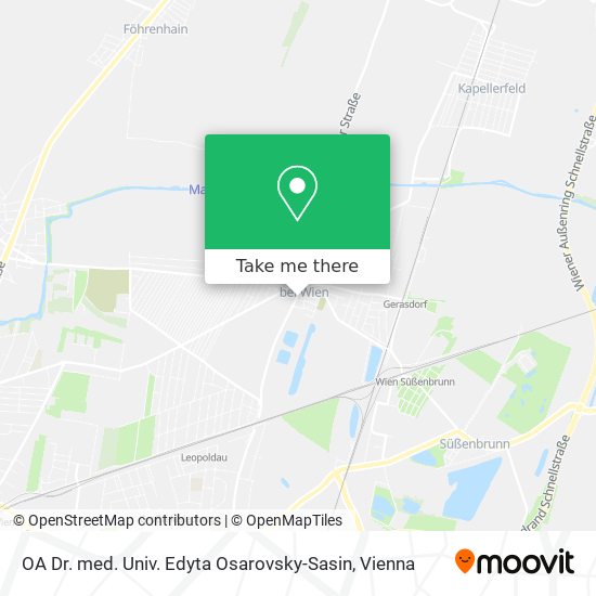 OA Dr. med. Univ. Edyta Osarovsky-Sasin map