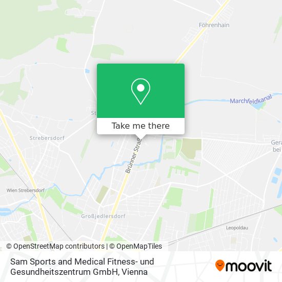 Sam Sports and Medical Fitness- und Gesundheitszentrum GmbH map