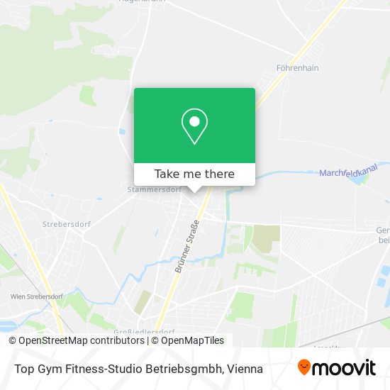 Top Gym Fitness-Studio Betriebsgmbh map